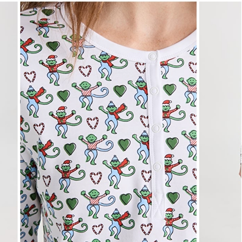 Roller Rabbit Merry Monkey Pajamas XXS - Sold Out Everywhere NWT